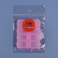 Таблетница, английские буквы, 7,4 × 6,2 × 2,1 см, 8 секций, цвет МИКС Таблетница, английские буквы, 7,4 × 6,2 × 2,1 см, 8 секций, цвет МИКС