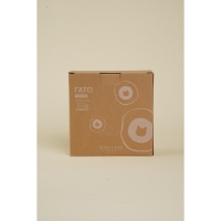 Чайная пара фарфоровая SL Home &laquo;Гато&raquo;, 2 предмета: чашка 270 мл, блюдце d=16,5 см, цвет белый