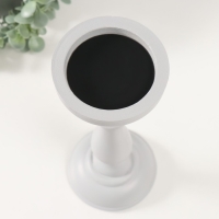 Подсвечник дерево на 1 свечу "Талия" светло-серый 10х10х26,5 см Подсвечник дерево на 1 свечу "Талия" светло-серый 10х10х26,5 см