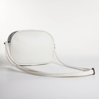 Сумка женская кросс-боди на молнии, цвет белый