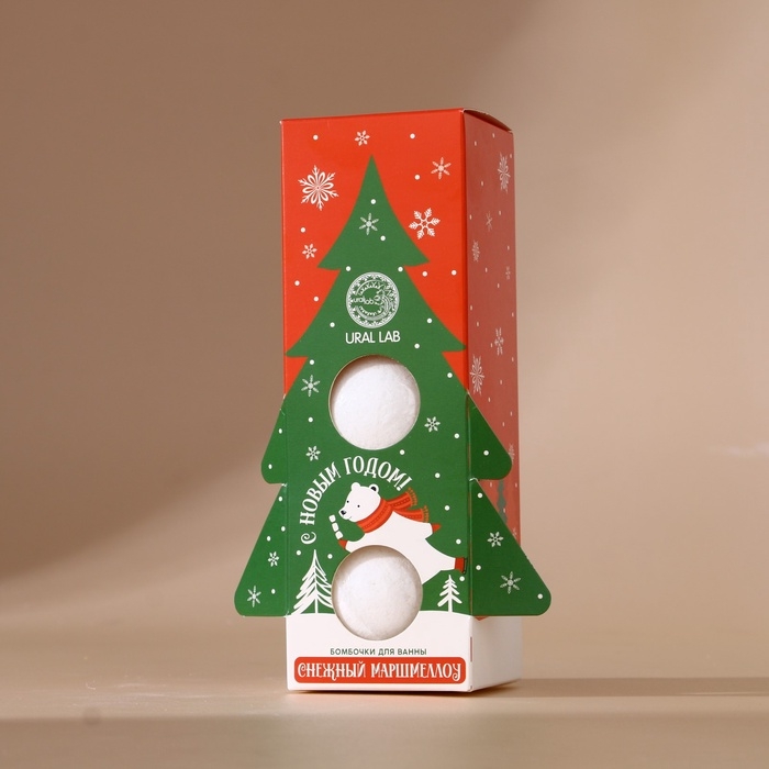 Набор бомбочки для ванны URAL LAB &laquo;С Новым Годом&raquo;, 3х120 г