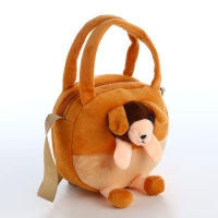 Сумка детская на молнии &laquo;Выбражулька&raquo;, цвет коричневый