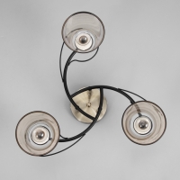 Люстра "Каэль" 3хЕ27 40Вт черно-бронзовый 44х44х17,5 см Люстра "Каэль" 3хЕ27 40Вт черно-бронзовый 44х44х17,5 см