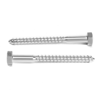 Шуруп-болт ТУНДРА, сантехнический, оцинкованный, DIN 571, М10х110 мм, 4,8 - 5 кг Шуруп-болт ТУНДРА, сантехнический, оцинкованный, DIN 571, М10х110 мм, 4,8 - 5 кг