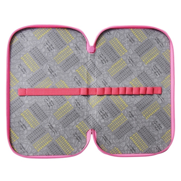 Пенал 2 секции, 125 х 205 х 40 мм, Calligrata 30П26/2 Пенал 2 секции, 125 х 205 х 40 мм, Calligrata 30П26/2 "Аниме подружки", ламинированный картон