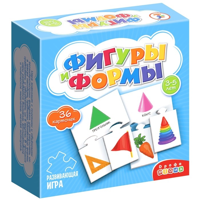 Настольная игра &laquo;МИ. Фигуры и формы&raquo;