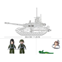 Конструктор &laquo;Модельки. Россиский танк&raquo;, 758 деталей