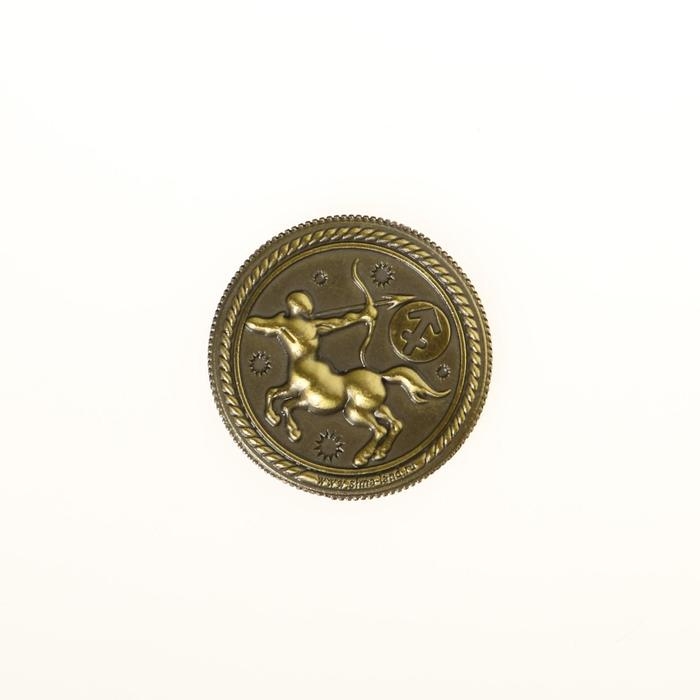Монета сувенир знак зодиака &laquo;Стрелец&raquo;, d=2,5 см.