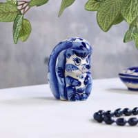 Сувенир &laquo;Еж&raquo;, 9 см, гжель