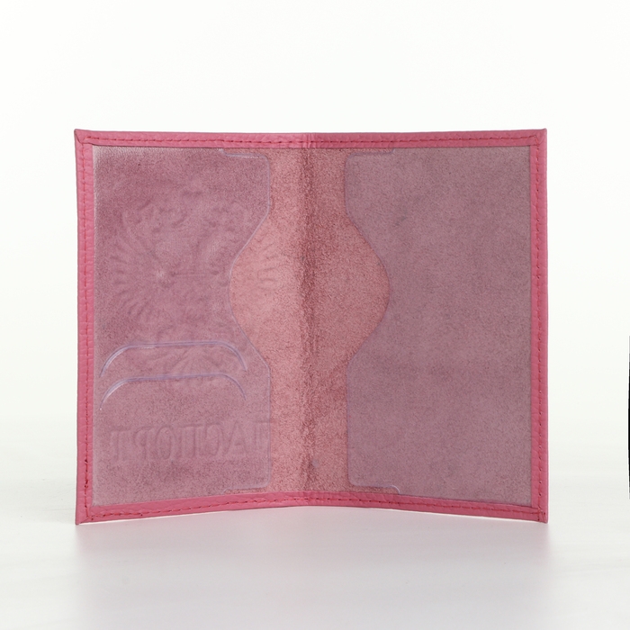 Обложка для паспорта, цвет розовый