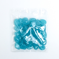 Светящийся декор "Галька" бирюзовая, 100гр / фракция 2-3см Светящийся декор "Галька" бирюзовая, 100гр / фракция 2-3см