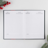 Новый год. Ежедневник классический &laquo;Новый год Время чудес&raquo;, 7БЦ А5, 80 листов