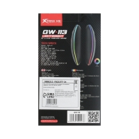 Мышь Xtrike Me GW-113, игровая, беспроводная, подсветка, 2.4G + BT, 400 мАч, чёрная Мышь Xtrike Me GW-113, игровая, беспроводная, подсветка, 2.4G + BT, 400 мАч, чёрная