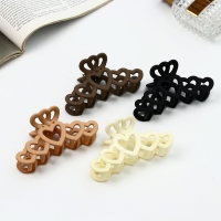 Краб для волос "Леона" сердца матовый, 10 см, микс Краб для волос "Леона" сердца матовый, 10 см, микс