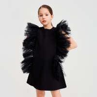 Платье для девочки MINAKU: PartyDress цвет чёрный, рост 152 Платье для девочки MINAKU: PartyDress цвет чёрный, рост 152