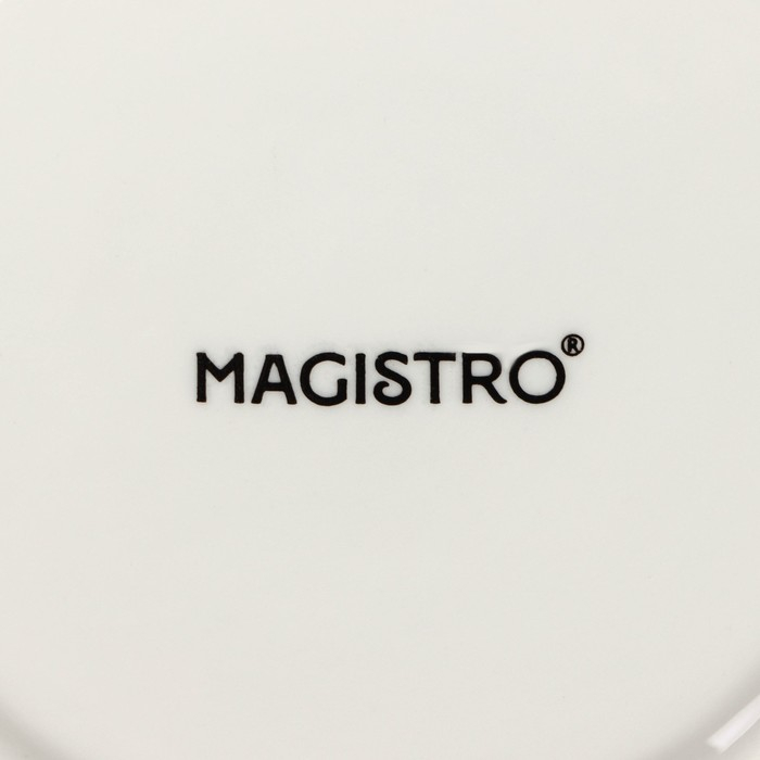 Чайник фарфоровый заварочный Magistro &laquo;Бланш&raquo;, 500 мл, цвет белый