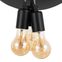 Бра "Бульдог" 3хЕ27 40Вт серый 51,5х51,5х32см