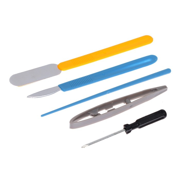 Микроскоп детский &laquo;Юный ботаник&raquo; кратность х100, х400, х1200, голубой, подсветка