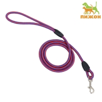 Поводок круглый "Рябь", 120 х 0,6 см, красно-синий Поводок круглый "Рябь", 120 х 0,6 см, красно-синий