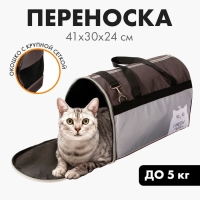 Сумка - переноска &laquo;I meow you&raquo;, 41х30х24 см