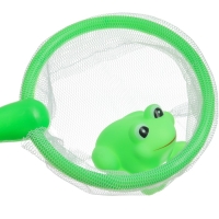 Набор игрушек для ванны "На пруду" + сачок + 3 пвх игрушки, Крошка Я