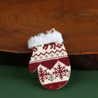 Свечи столовые новогодние витые с декором &laquo;Новый год: Любви в Новом году&raquo;, на Новый год, набор