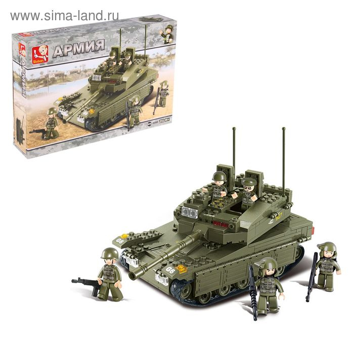 Конструктор Армия &laquo;Штурмовой танк&raquo;, 344 детали