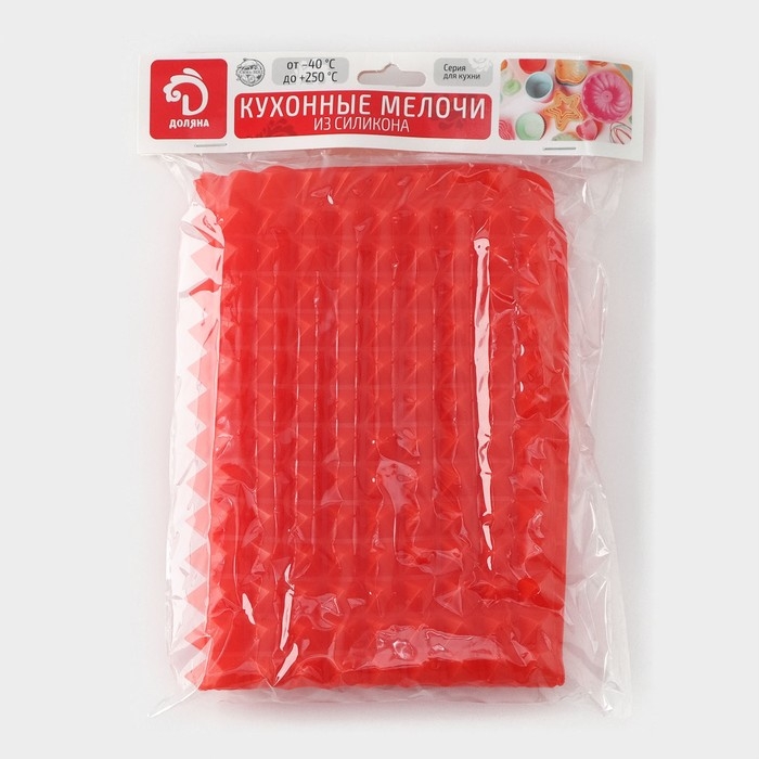 Коврик - антижир для запекания Доляна &laquo;Шипы&raquo;, силикон, 39&times;27,5 см, цвет МИКС