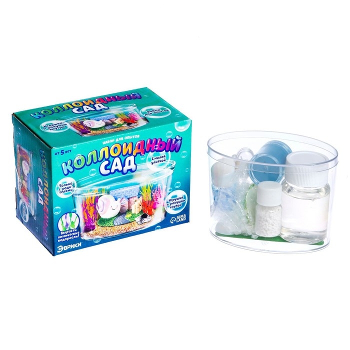 Набор для опытов &laquo;Коллоидный сад&raquo;, с милой улиткой