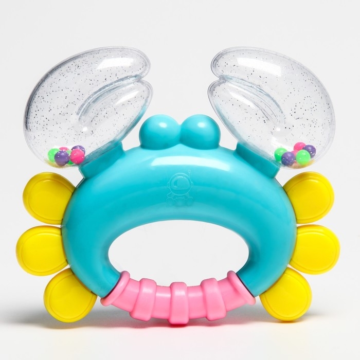 Погремушка &laquo;Крабик&raquo;, цвет МИКС, Крошка Я, 12 см