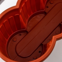 Ящик для цветов с поддоном &laquo;Гусеница&raquo;, цвет МИКС