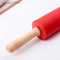 Скалка Доляна &laquo;Валенсия&raquo;, 52&times;6,5 см, рабочая часть 27,5, цвет МИКС