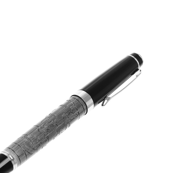 Ручка шариковая, подарочная, в кожзам футляре, &laquo;Карта&raquo;