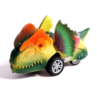 Игровой набор &laquo;Диногонки&raquo;, инерционный механизм, 6 видов машинок, цвет МИКС