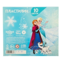 Пластилин 10 цветов 150 г &laquo;Эльза&raquo;, Холодное сердце