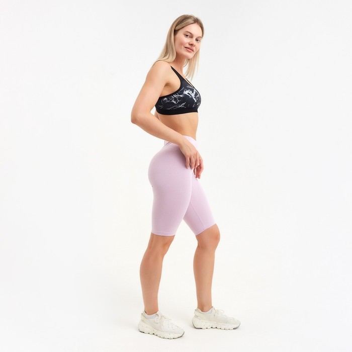 Велосипедки женские, цвет лиловый, размер 48 (L) Велосипедки женские, цвет лиловый, размер 48 (L)