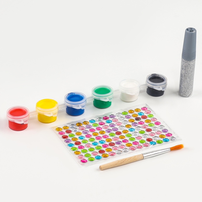 Ёлочные шары под раскраску на новый год &laquo;Новогодний сюрприз. Змея&raquo;, d = 5 ,5 см, 6 шт, новогодний набор для творчества