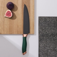 Нож шеф Доляна &laquo;Эсмиральда&raquo;, шеф, лезвие 20 см, цвет зелёный