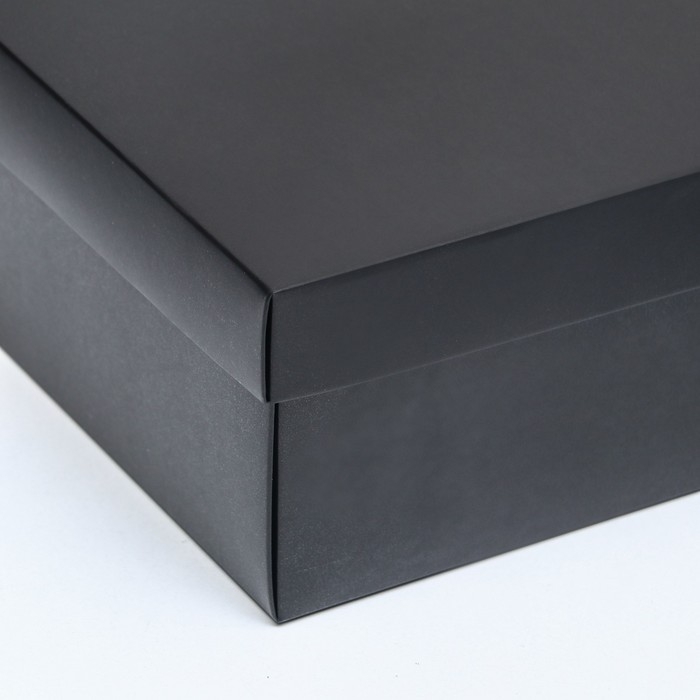 Коробка подарочная складная, упаковка, &laquo;Черная&raquo;, 30 х 20 х 9 см