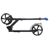 Самокат городской GRAFFITI City 200, складной, колёса PU 200 мм, ABEC 7 Carbon, цвет чёрный