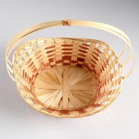 Корзина плетеная &laquo;Ладья&raquo;, 36&times;27&times;13 см, бамбук