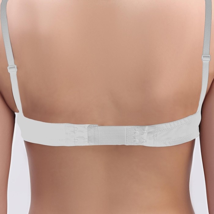 Застёжка-удлинитель для бюстгальтера, 3 ряда 2 крючка, 3,2 &times; 10,5 см, 3 шт, цвет белый/бежевый/чёрный