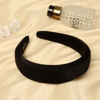 Ободок для волос "Перелив" 3 см, чёрный Ободок для волос "Перелив" 3 см, чёрный