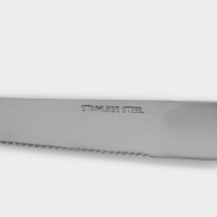 Столовые приборы из нержавеющей стали на подставке &laquo;Мрамор чёрный&raquo;, 24 предмета, толщина 1,2 мм