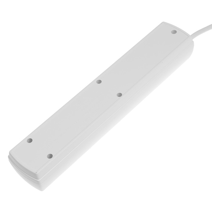 Сетевой фильтр Юнивольт, 5 гнезд, 1.5 м, 10 А, 2200 Вт, с з/к, белый