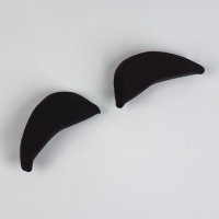 Вставки для уменьшения размера обуви, мягкие, пара, цвет чёрный Вставки для уменьшения размера обуви, мягкие, пара, цвет чёрный