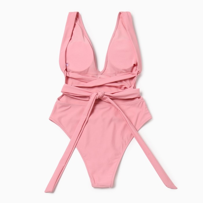 Купальник женский слитный MINAKU цвет розовый размер 44