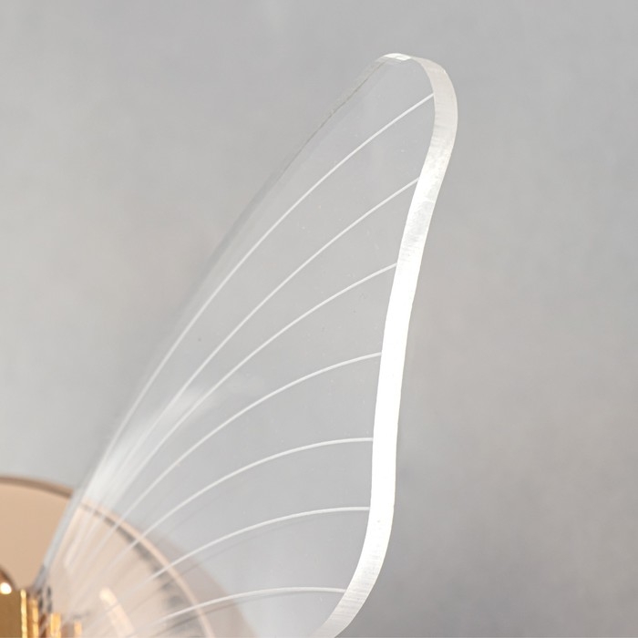 Бра "Бабочка" LED 12Вт 3000К золото 23х17,5х11см