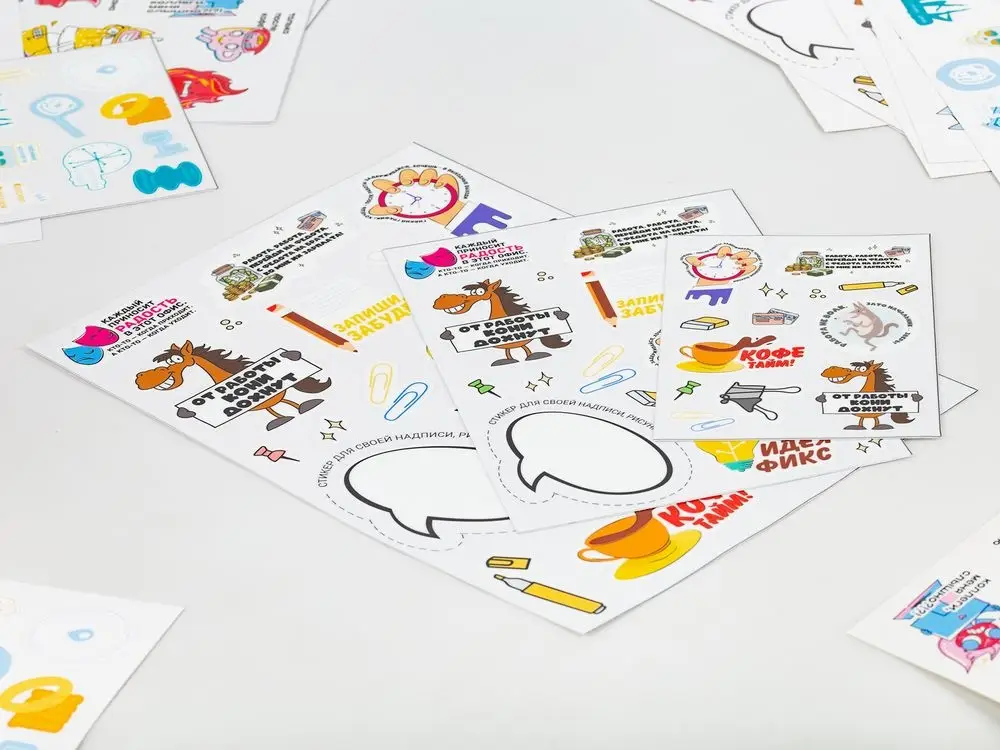 Наклейки UV-DTF Stiker Pack на заказ, S