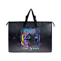 Папка А2 , 650х470х100 мм, deVENTE "Cyber Cat", с ручками, пластиковая, молния сверху, внутренний карман